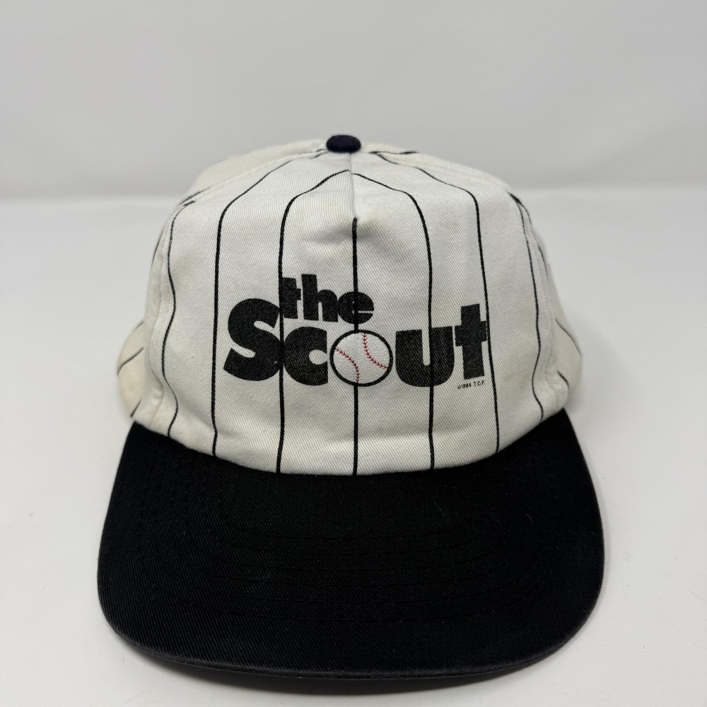 Vintage The Scout KC Caps Hat Cap Snap Back White Baseball Mens One Size 90s